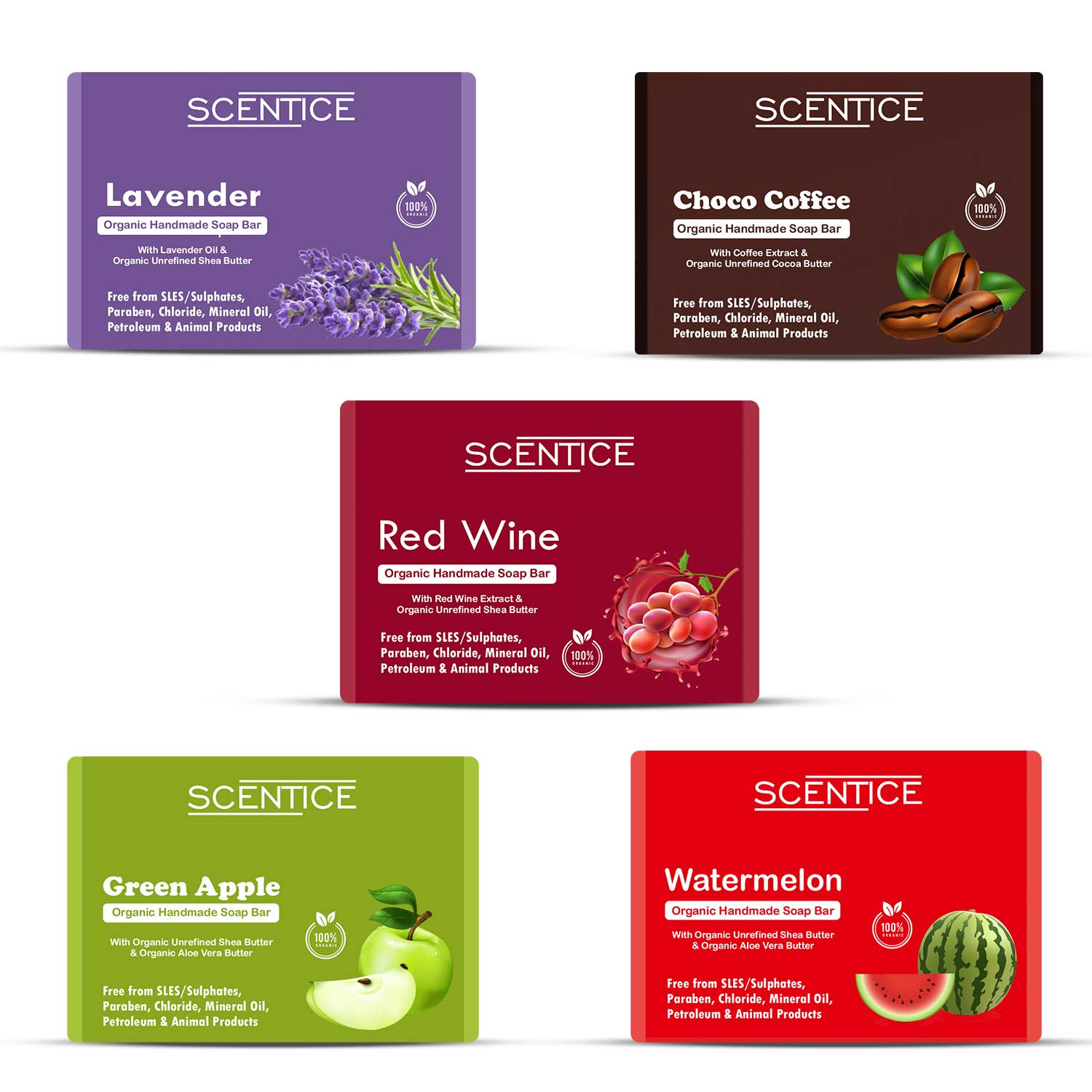 organic premium handmade soaps combo pack