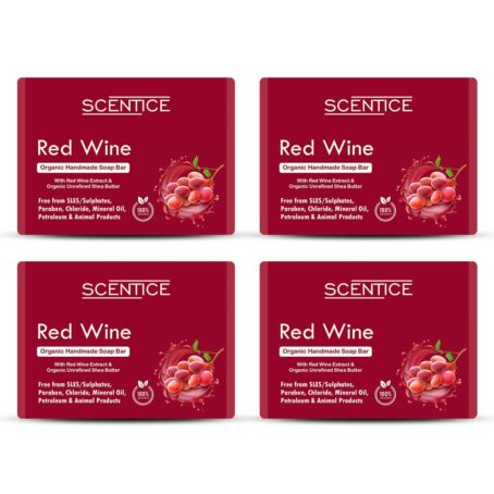 premium organic red wine soap